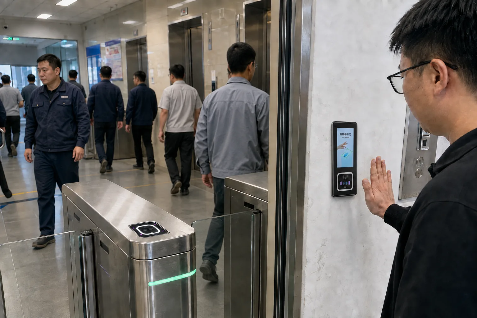 深圳企业园区掌静脉识别项目